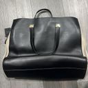 Kate Spade  Satchel Tote Leather Bag - Black & Cream Suede Photo 2