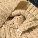 Lucky Brand Cream Crochet Gold Knit V Neck Pullover Sweater $99 EUC XS Photo 5