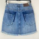 One Teaspoon ONE X  Denim Skirt 2020 Mini High Waist Denim Skirt Revolve 27 Photo 6