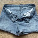 Calvin Klein Jeans Calvin Klein Women’s High Rise Blue & White Striped Jean Shorts - Size 16 - GUC Photo 7