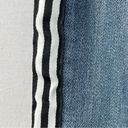 AQUA  Track Stripe Frayed Mid-rise Skinny Jeans - 26 Photo 7