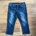 Nine West  Annette Flap Pocket Blue Distressed Jeans Size 10/30 Photo 1