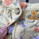 Jones New York Vintage 90s  Linen Blend Yellow Floral Front Pleat Shorts 24W Photo 3