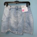 Juicy Couture Juicy by  Tattoo Patch Denim Skirt in Cabana Wash Size 25 Photo 7