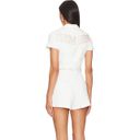 Show Me Your Mumu Outlaw Cowgirl Romper in White Rhinestone Photo 1