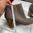 Gap  Chunky Heel Ankle Suede Boot Taupe Photo 4