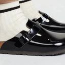 Birkenstock  Boston Clogs Black Patent Leather size 39 Photo 0