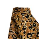 Carbon 38  Womens Printed High Rise Layered Gold Leopard 7/8 Leggings Size Small Photo 7