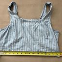 Thread and Supply  Denim-look bustier women’s Crop top L Photo 2