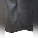 Bernardo B  Connection Black long Leather Jacket removable liner Sz medium Photo 7