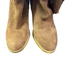 sbicca  Gusto Boots Leather Over the Knee 7 Chunky Heel Western Boho Prairie Tie Photo 5