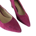 Brian Atwood Pink Block Lattice Gold Suede Pumps Size 6 Barbiecore Photo 2