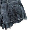 American Eagle  Hi-Rise Shorts Black Crochet Super Stretch Size 6 Women's NWT Photo 1