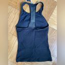 Koral  high neck jacquard hip length workout tank with built in bra XS EUC Photo 3