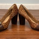 Fossil  Maddox Pump Giraffe Pattern and Stacked Heel Size 9 Photo 11