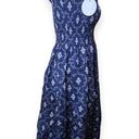 Hill House  Home Ellie Nap Dress Navy Trellis Print Size Small NYC Photo 5