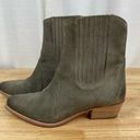 Free People  Beige Gray New Frontier Chelsea Western Cowboy Boots Sz.39(US9) Photo 5