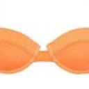 Triangl  swimwear “Dylla” bikini top apricot sparkle orange underwire cups neon Photo 1