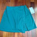 Girlfriend Collective Teal/Green Mini Skirt Photo 0