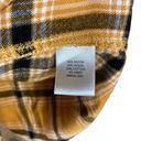 Christopher & Banks  Women's Shirt Sz XL Yellow Black Plaid Flannel Button Up Photo 4