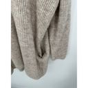 Urban Outfitters  Sweater Women XS Cream Knit Oversized Long Sleeve Acrylic Blend Photo 3