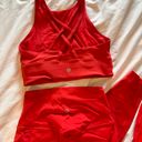 Lululemon Red  Workout Set Photo 0