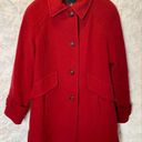 London Fog  Red Wool Peacoat Size SM Photo 0