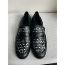 Pour La Victoire  LAVIS STUDDED LEATHER LOAFER in Black Women's sz.  8.5 Photo 1