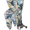 Lee Sau  Freida Dress in Blue Small Womens Floral Midi Cocktai Party Photo 4