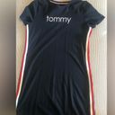 Tommy Hilfiger  women’s navy blue side striped T/shirt dress in size M new Photo 6