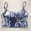 Anthropologie  The Upside Blue Marble Natacha Sports Bra NEW Photo 0