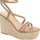 BP  Beige Cohan Espadrille Wedge Strappy Sandal Size 11 Photo 1