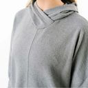 Zyia  texture hoodie sweatshirt blue/grey Photo 2