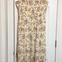 LC Lauren Conrad Laura Conrad Smocked Bodice Feminine Cottage Core BoHo Maxi Dress Spring Photo 6