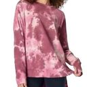 Sweaty Betty Pink Tie-Dye After Class Oversized Split Hem Pullover Sweatshirt M Photo 0