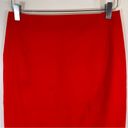 Kate Spade  Saturday Red High Rise Pencil Straight Skirt Business Casual Size 4 Photo 4