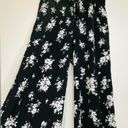 Ralph Lauren Drawcord-Waist Pants Wide Legs Tropical Floral Sz M Photo 1