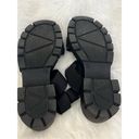 Madden Girl  Harly Sandals Black Strappy Platform Chunky Lug Heel  7.5 Photo 2