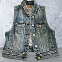 American Eagle NWOT  DENIM JEAN CUTOFF JACKET VEST 👖 Photo 1