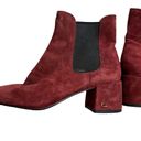 Coach Shoes  Tia Suede Ankle Bootie Wine Red Size 7 Photo 1