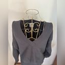 Abercrombie & Fitch Abercrombie gray v neck sweater size small Photo 6