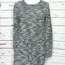 Merona  Heather Gray Boucle Long Sleeve Drawstring Waist Casual Dress Size XS Photo 1