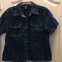 NY Jeans  short sleeved denim jacket large Photo 0