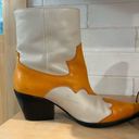 & Other Stories & Other Stories Two Tone Western Style Leather Boots Made In Spain Size 8 Photo 8