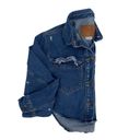 Boom Boom Jeans  Los Angeles Women's High Low Denim Shirt Jacket Size Small NWOT Photo 8