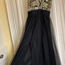 Luxxel tulle black dress sz small. Photo 6