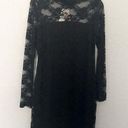 Karen Kane  Black Lace Mini Dress Bodycon NWT Photo 0