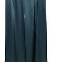 St. John  Caviar Black Silky Wide-Leg Trouser Pants Size 4 Photo 0