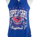 DC Comics  Supergirl Tank Top Blue Size Small Photo 0