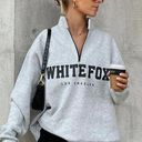 White Fox Boutique White Fox High Standard Zip Front Sweater Grey Marle Size M / L Photo 0